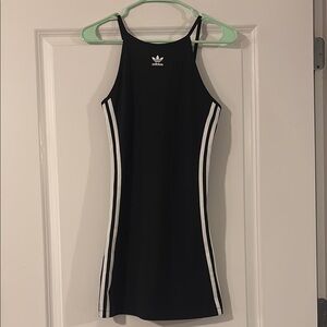Adidas Black and White Mini Dress
